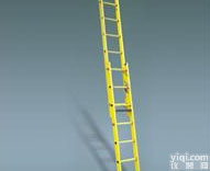 <em>鱼竿式绝缘伸缩梯子,4米竹节式玻璃钢梯子</em>