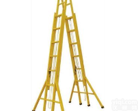 <em>绝缘玻璃钢双面升降绝缘人字合梯</em>