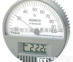 <em>7542</em>-00  <em>日本</em>SATO佐藤<em>7542</em>-00数显<em>温湿度计</em>HIGHEST II温度计