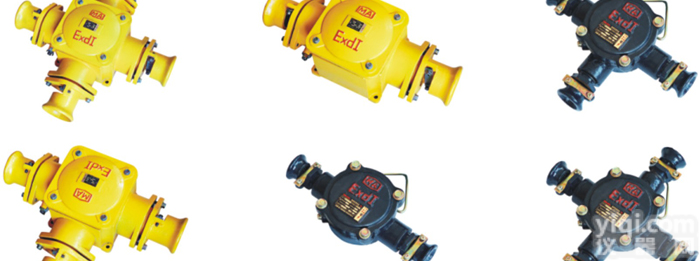 BHD4-□/□-4T  4通铸铁<em>矿用</em><em>隔爆型</em>电缆<em>接线盒</em>