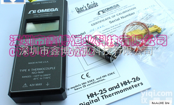 HH-25TC手持式<em>温度表</em> 美国omega<em>数显</em><em>温度表</em>