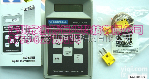 450-AJT温度计 <em>美国</em>omega<em>高精度</em>数显温度表