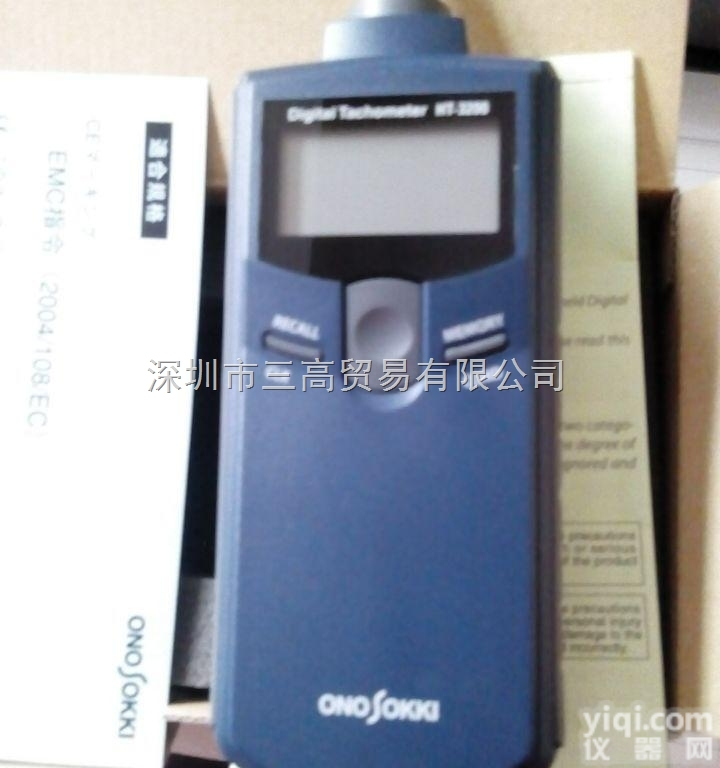 HT-3200  日本ONOSOKKI小野测器接触式<em>数字</em>式<em>转速表</em>HT-3200<em>转速表</em>