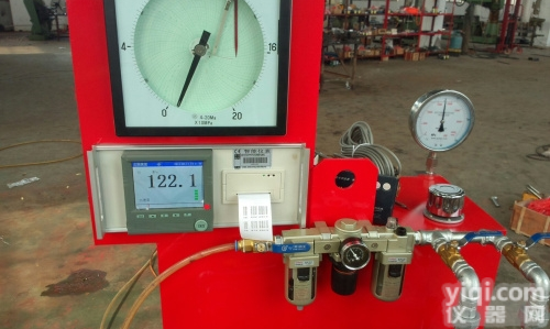 QY140  机械圆盘式<em>记录仪</em>气动<em>试压</em>泵