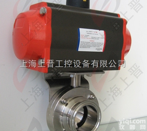 D681X  <em>食品卫生</em>级卡箍<em>气动</em>蝶阀