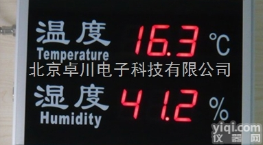 WA.196-840A  <em>工业用</em>大屏幕温<em>湿度</em>显示屏 显示屏