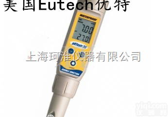 美国EUTECH优特大屏幕<em>双排</em>显示防水型<em>袖珍</em>pH测试笔pHTestr3...