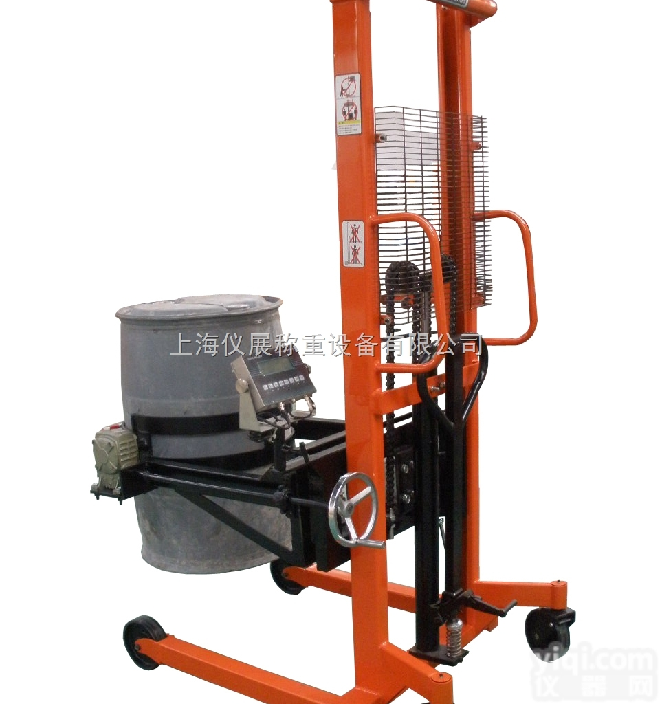 200kg半电动称<em>油桶</em>的<em>搬运车</em>秤怎么卖，赣州圆桶电子秤