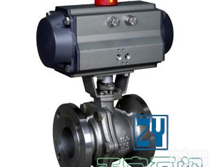 <em>Q641F  Q641F法兰气动球阀</em>，气动不锈钢球阀，气动O型球阀