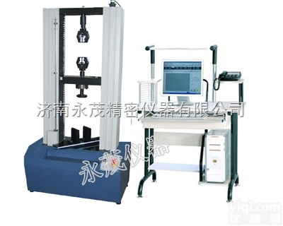 济南永茂  中密度板竖纹弯曲试验机外观@<em>中空板</em>弹性模量检测设备种类