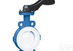 D71F四氟<em>密封式</em>对夹<em>蝶阀</em>、台湾富山阀门、冠龙阀门