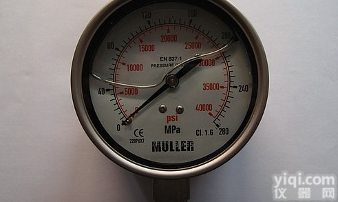 Y-ML63-<em>60</em>-J  MULLER 超高压<em>压力表</em> Y-ML63-<em>60</em>-J