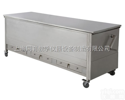 KAT/2002A-Ⅴ 手摇齿轮<em>螺柱</em><em>升降</em>解剖台（下抽屉）|医学实验解剖...