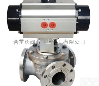 <em>不锈钢</em>材质<em>耐腐蚀</em>气动三通<em>球阀</em>120度Y型三通<em>球阀</em>