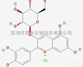 HPLC>98%  <em>矢车菊</em>素-3-O-葡萄<em>糖苷</em>|标准品对照品|<em>花青素</em>|氯化<em>矢车菊</em>素价格