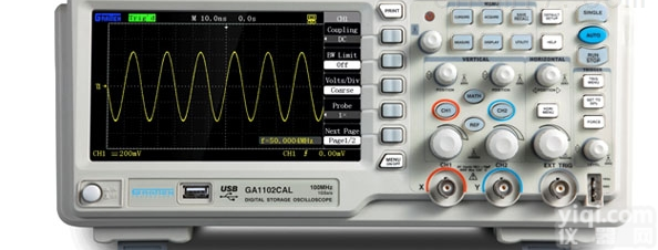 GA1102CAL  安<em>泰信</em>100MHz<em>示波器</em>