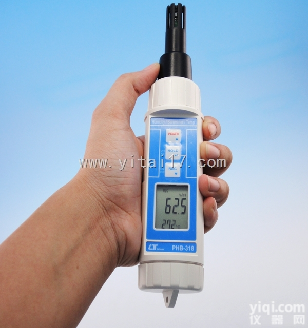 PHB-318 笔型<em>温湿度</em>、气压、露点<em>测试仪</em>