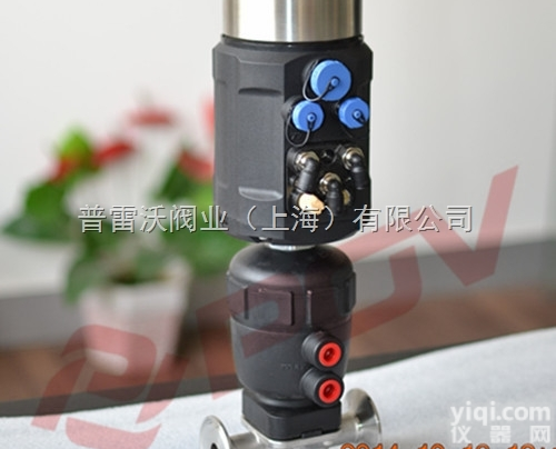 比例调节式气动隔膜阀 配<em>智能型</em>电气定位器 输入<em>输出</em>4-20MA