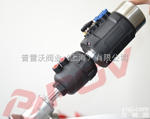 比例调节式气动角座阀 配<em>智能型</em>电气定位器 输入<em>输出</em>4-20M