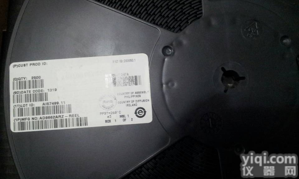 AD8662ARZ  AD8662: 低噪声,<em>精密</em>16 V CMOS,轨到轨<em>运算放大器</em>