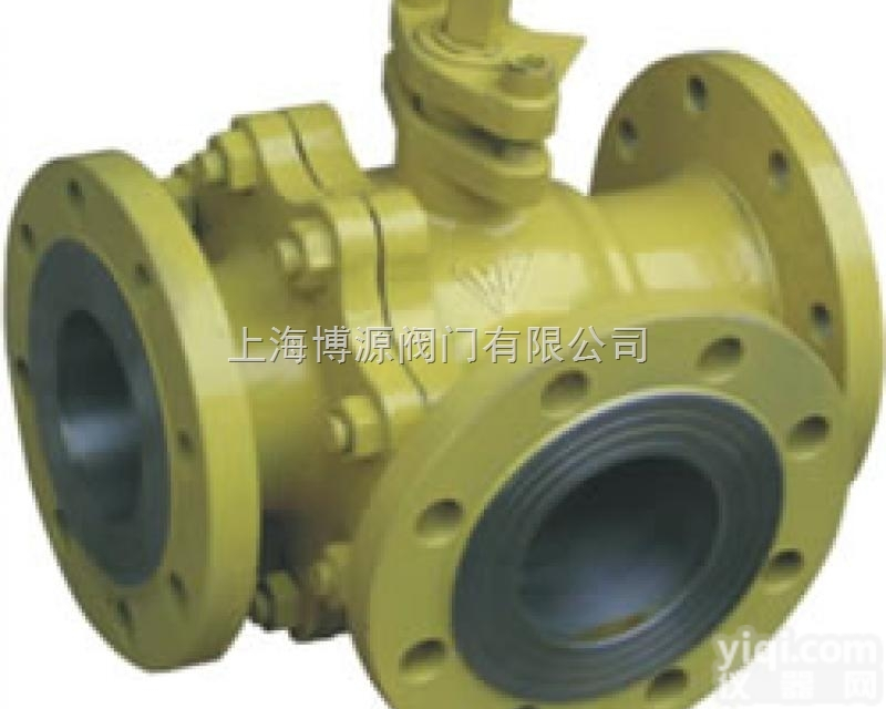 Q44F  L型铸钢三通球阀