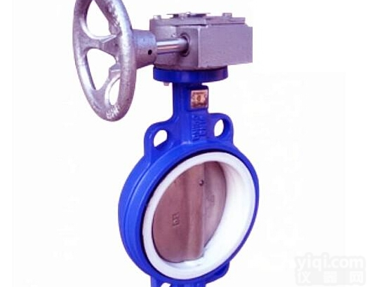 D371F4-10<em>蜗轮</em><em>四氟</em>软密封<em>蝶阀</em>