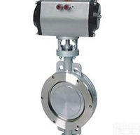 D673H  上海<em>蝶阀</em>生产专家-气动三<em>偏心</em>弹性对夹<em>蝶阀</em>-上海巴阀