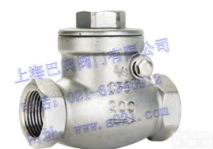 <em>H14W</em>  <em>H14W</em>丝口旋启式<em>止回阀</em>-上海巴阀阀门-上海<em>止回阀</em>