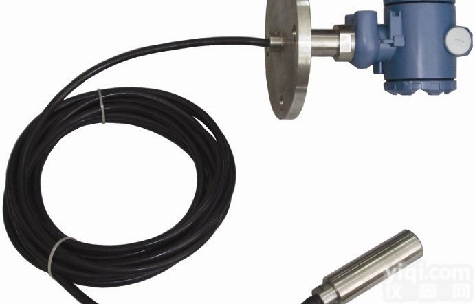 青岛耐酸碱防腐型投入式<em>液位计</em>探头 液位变送器全四氟耐高温配套液位<em>光柱</em>数...