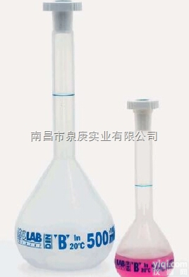 <em>德国</em>ISOLAB25ml标准<em>容量瓶</em>B级<em>进口</em><em>容量瓶</em>100ml塑料透明容量...