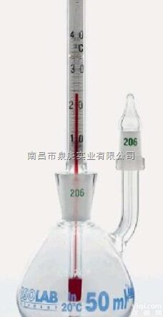 经校准含<em>温度计</em>密度瓶  <em>德国</em>ISOLAB进口密度瓶10ml玻璃密度瓶25ml透明密度瓶100m...