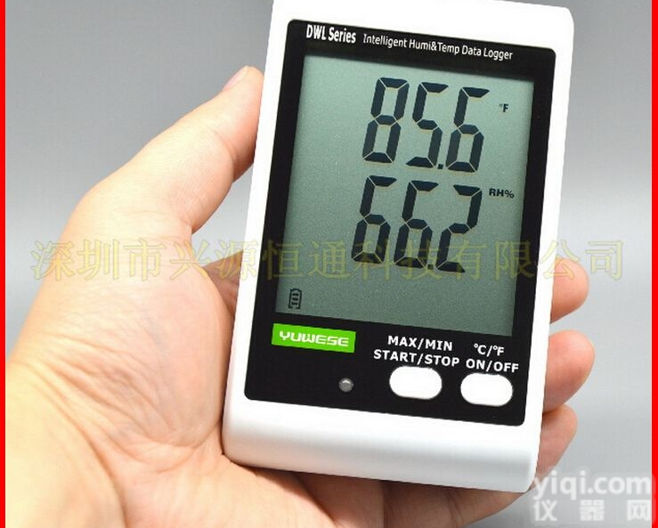 DWL-20  专业<em>温湿度</em>记录仪办公<em>仓库</em>大棚图书馆自动感应<em>温湿度</em>记录器DWL-20