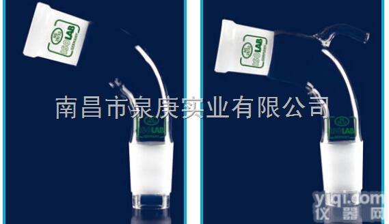 传送用接头-弯曲  德国ISOLAB进口玻璃<em>弯头</em>玻璃仪器接头蒸馏<em>弯头</em>
