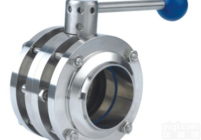 卫生级三片式焊接蝶阀-意蝶<em>泵阀</em>-代理德国<em>进口品</em>Pai