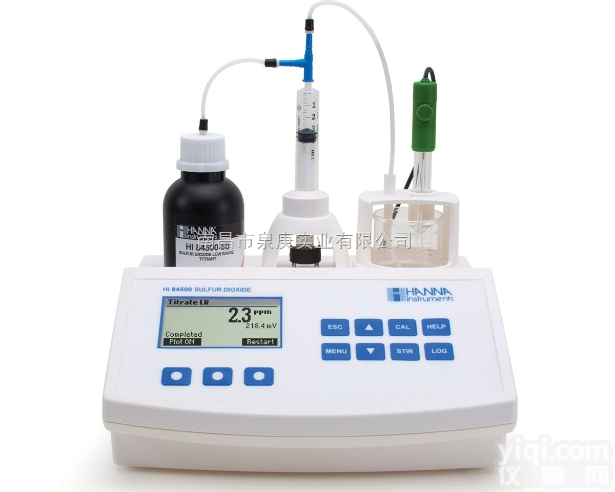 HI84500-HI84100  意大利HANNAZ新款微电脑二氧化硫滴定氧化还原<em>测定仪</em>（适用<em>葡萄酒</em>行业...