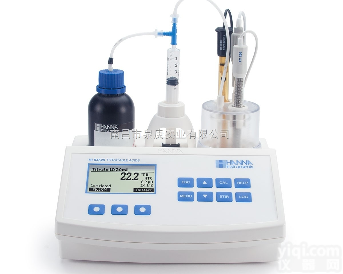 HI84529-HI84429  意大利HANNA微电脑可<em>滴定</em>酸<em>滴定</em> <em>酸度</em><em>测定</em>仪 适用乳制品行业<em>酸度</em><em>测定</em>...