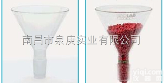 ISOLAB德国进口实验室<em>粉末</em>用玻璃<em>漏斗</em>磨口玻璃<em>漏斗</em>