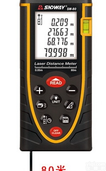 SW80  手持80米激光测距仪SW80<em>反光</em>板<em>高精度</em>红外电子尺