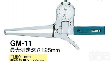 上海销售<em>日本</em>得乐指<em>针式</em>外<em>卡规</em>GM-11