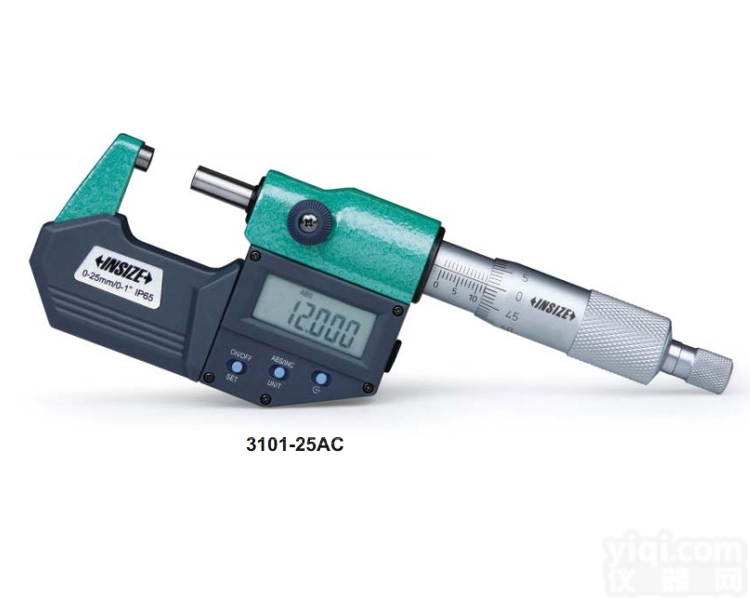 英示Insize<em>数显</em><em>外径</em><em>千分尺</em>3101系列