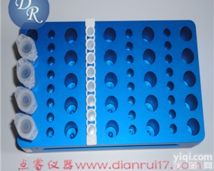 0.2ml PCR<em>离心管</em>架  0.2ml PCR<em>微量</em><em>离心管</em>架 太空铝 96孔