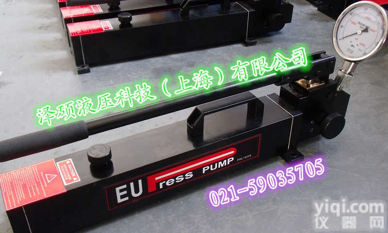 PML-16816  PML-16816 <em>EUPRESS</em><em>超高压</em><em>手动</em>泵/规格/型号（标准配置）