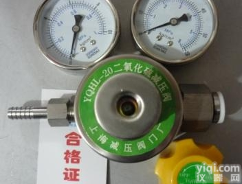 YQHL-20  上海繁瑞二氧化硫减压阀YQHL-20高<em>精密</em>度<em>减压器</em>YQHL-20<em>压力表</em>...