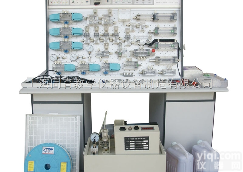 TYYPK-M插孔式木桌<em>液压</em>PLC控制<em>实验</em>台|<em>液压</em>与气动实训<em>装置</em>
