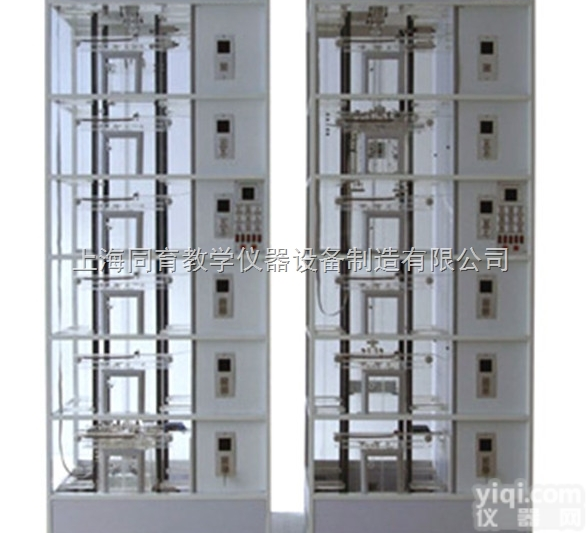 TYDT-2DT6  群控双联六层透明仿真教学电梯模型|<em>透明仿真电梯教学模型</em>