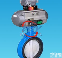 <em>D671J</em>  上海武亿<em>D671J</em><em>气动</em>衬胶<em>蝶阀</em>