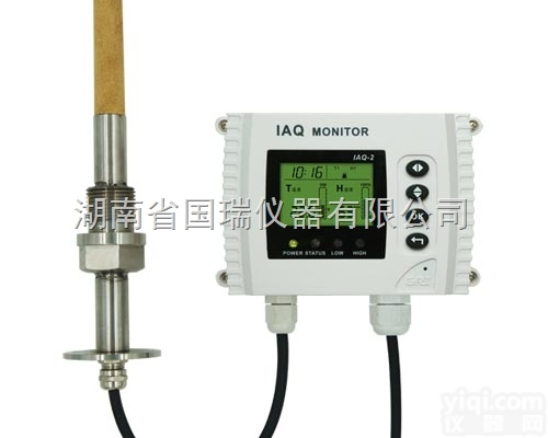 IAQ-2-TH-F03  分体<em>壁挂</em>螺纹<em>管道式</em>探头<em>温湿度</em>检测控制器