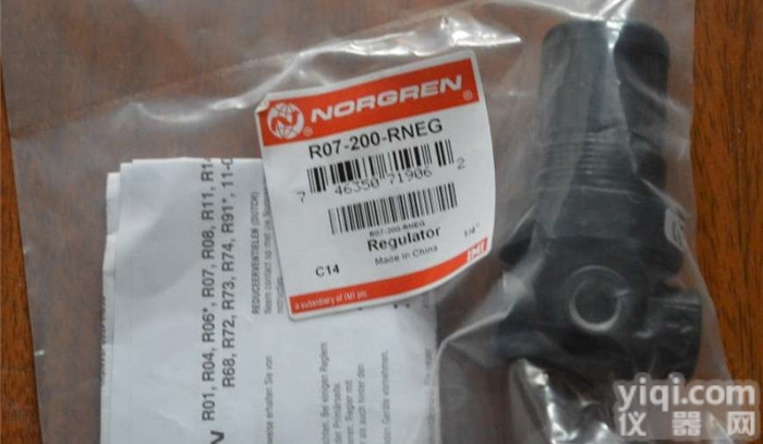 NORGREN/<em>诺冠</em> R07-200-RNEG 管接式<em>调压</em>阀 <em>上海道</em>墨...