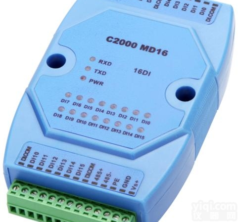 康耐德<em>C2000</em> MD16 16路<em>开关</em>量<em>输入</em>IO模块