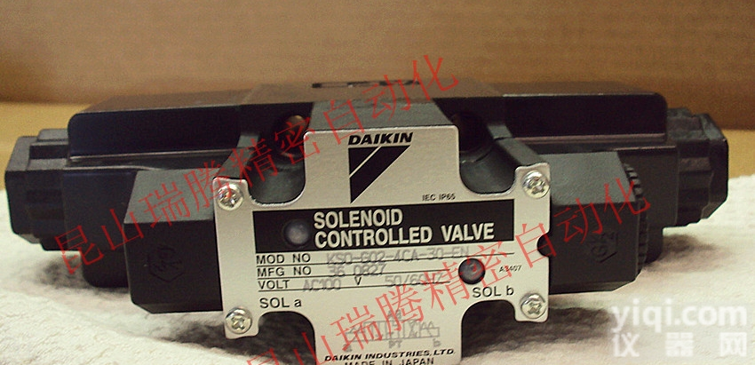 <em>DAIKIN</em>  KSO<em>大金</em>液压<em>电磁阀</em>KSO-G02，KSO-G03